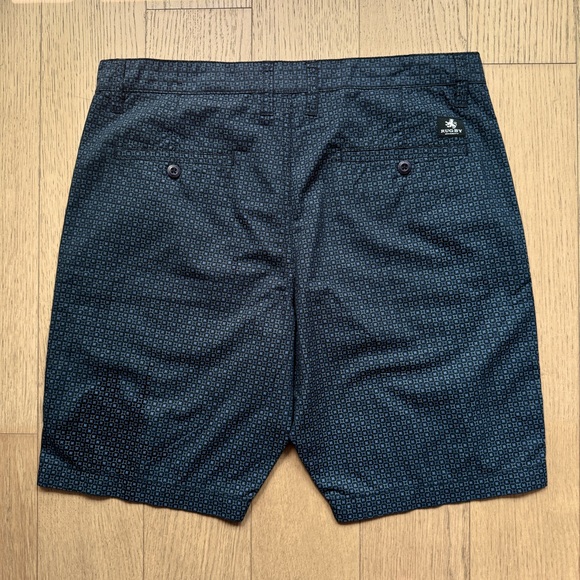 Men’s Navy Printed Stretch Twill Short NWOT Size 34 - Picture 4 of 5
